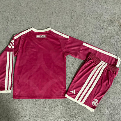 Jersey 2026/27 Real Madrid Tercero Manga larga Niño