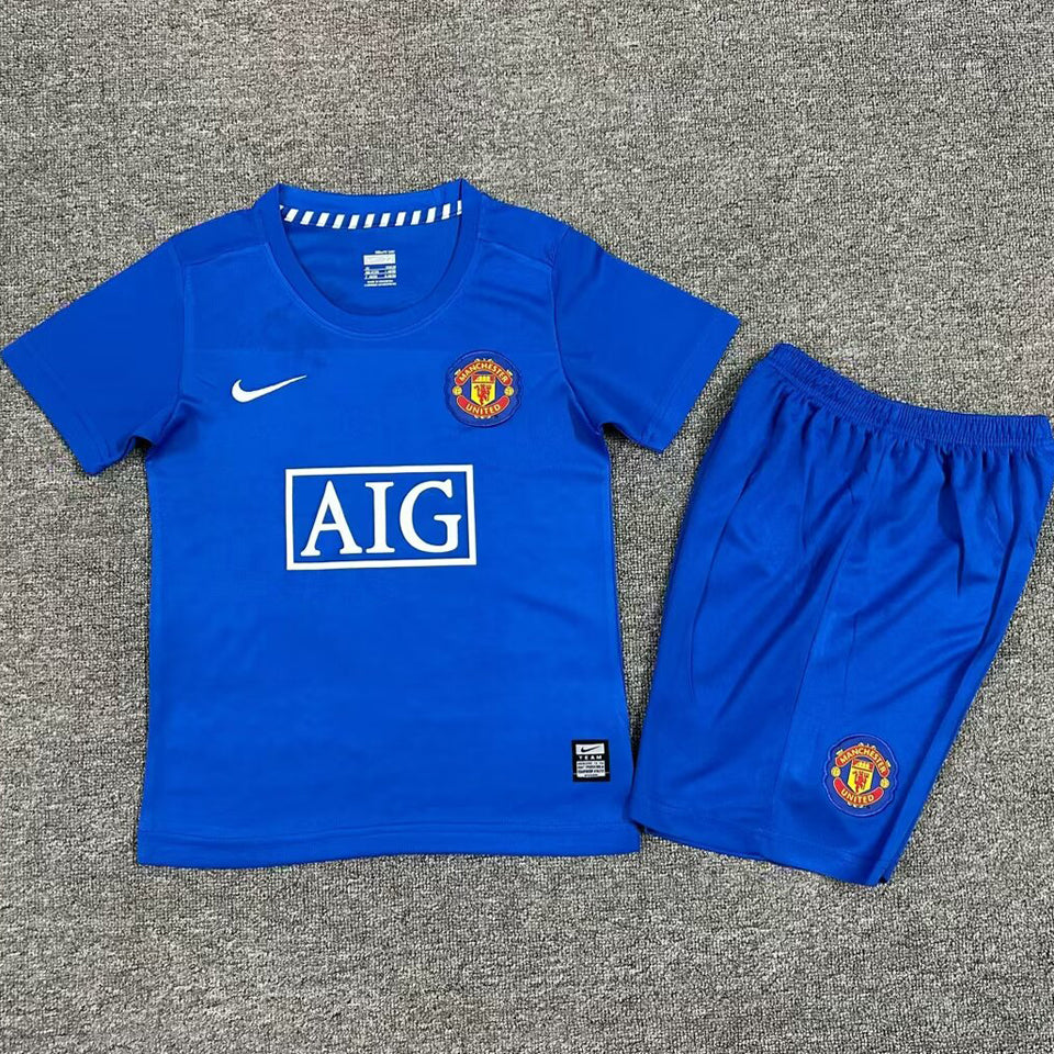 Jersey 2008/09 Manchester United Tercero Manga corta Niño Retro