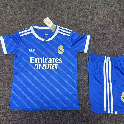 Jersey 2025/26 Real Madrid Tercero Manga corta Niño