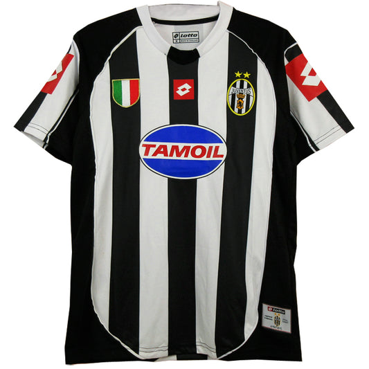 Jersey 2002/03 Juventus Local Manga corta Versión Fan Retro