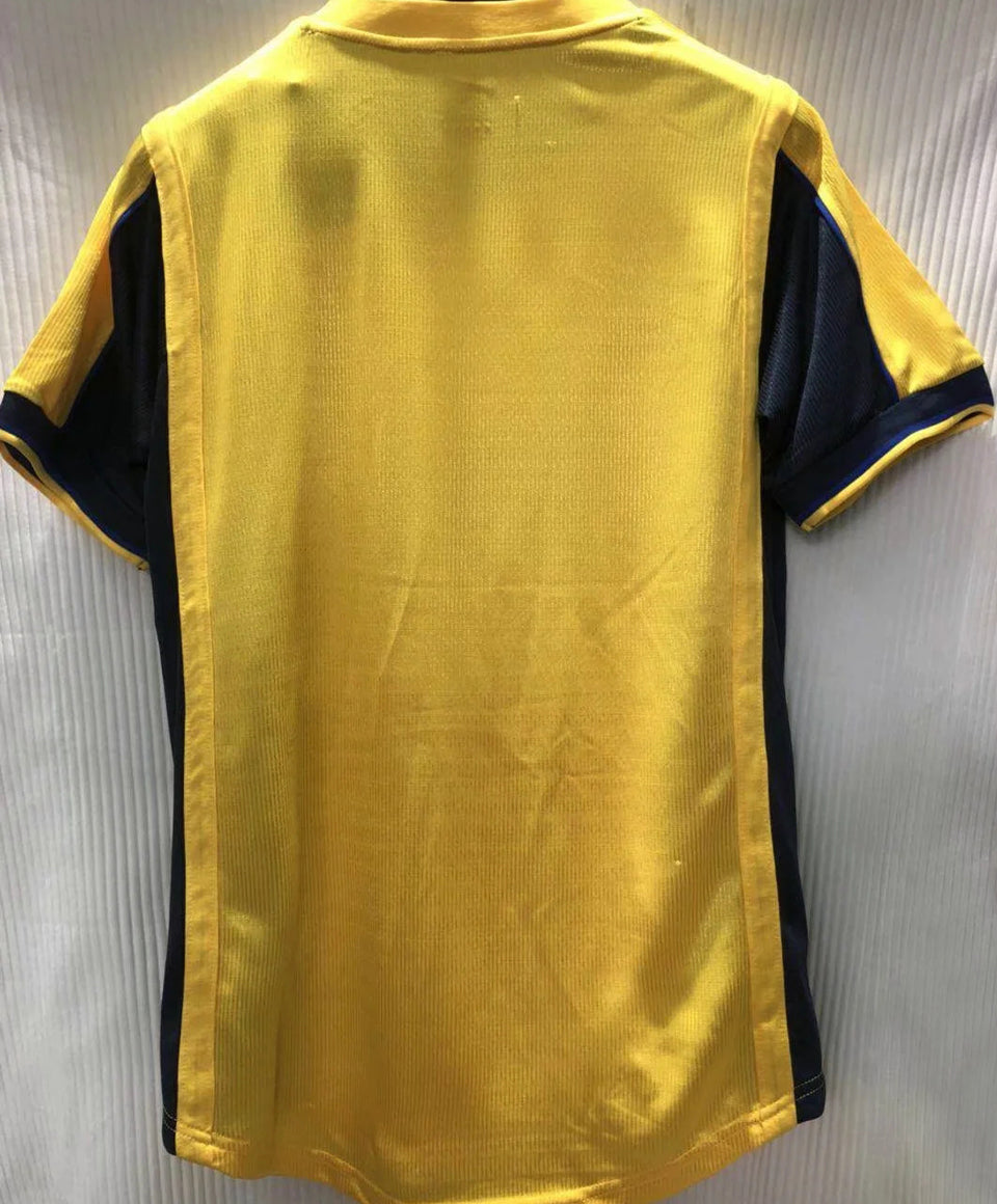 Jersey 2000/2001 Arsenal Visitante Manga corta Versión Fan Retro