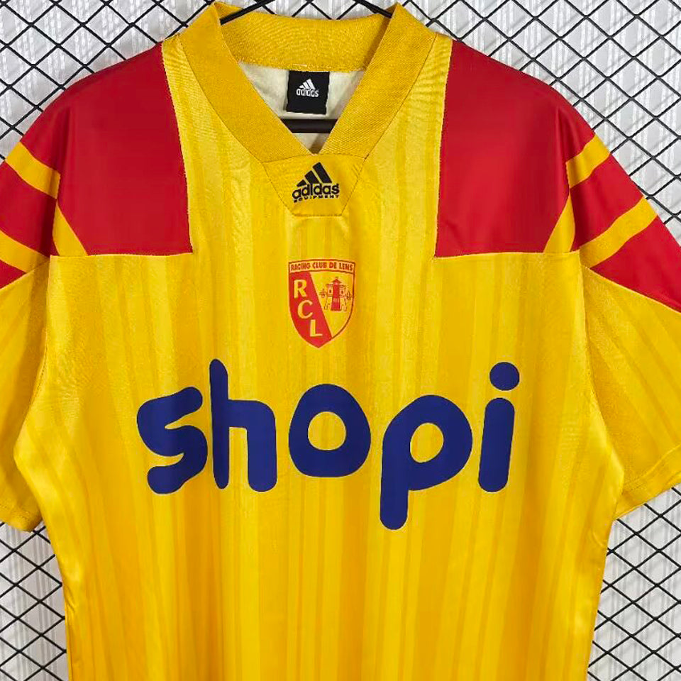 jersey 1993/1994 lens local manga corta versión fan retro