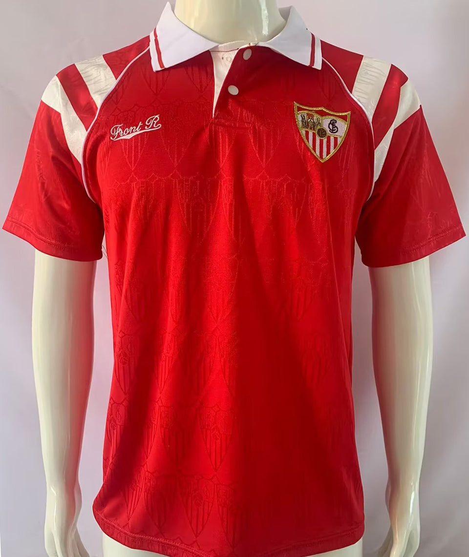 jersey 1992/93 sevilla fc visitante manga corta versión fan retro