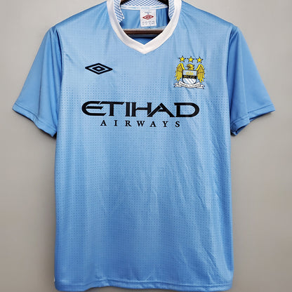 Jersey 2011/12 Manchester City Local Manga corta Versión Fan Retro