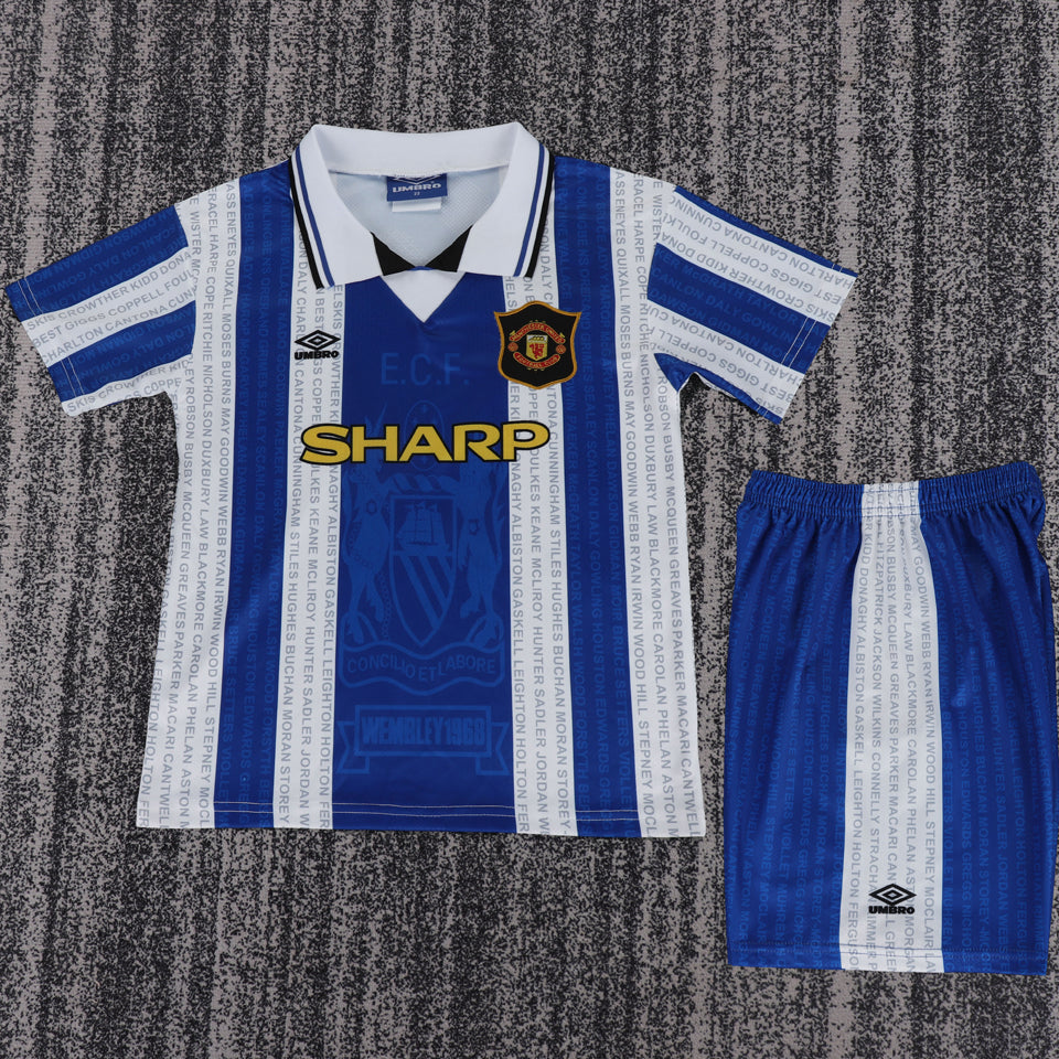 Jersey 1995/1996 Manchester United Tercero Manga corta Niño Retro