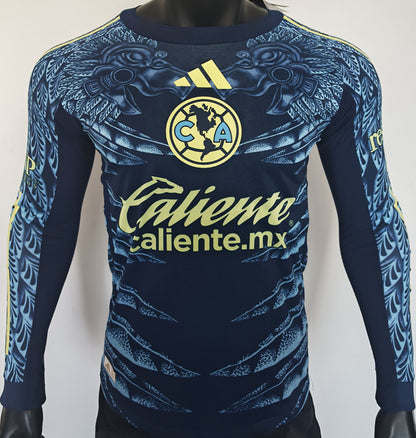 Jersey 2025/26 Club America Visitante Manga larga Versión Jugador