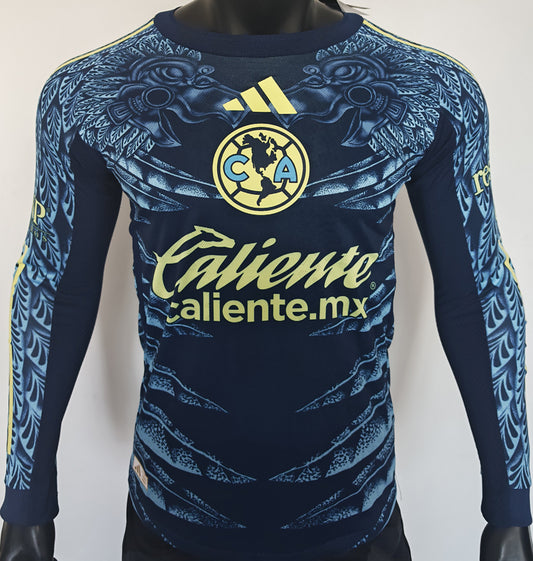 Jersey 2025/26 Club America Visitante Manga larga Versión Jugador