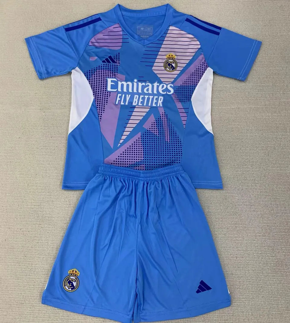 Jersey 2024/25 Real Madrid Portero Manga corta Niño