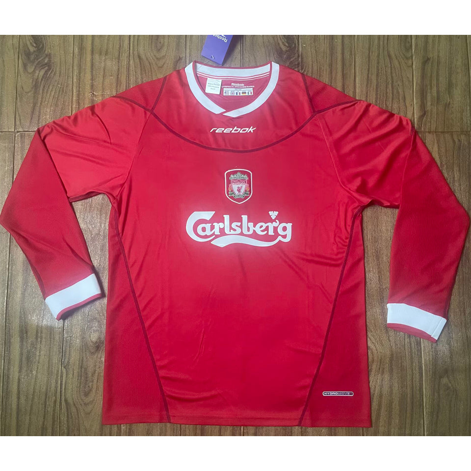 jersey 2002/2004 liverpool local manga larga versión fan retro