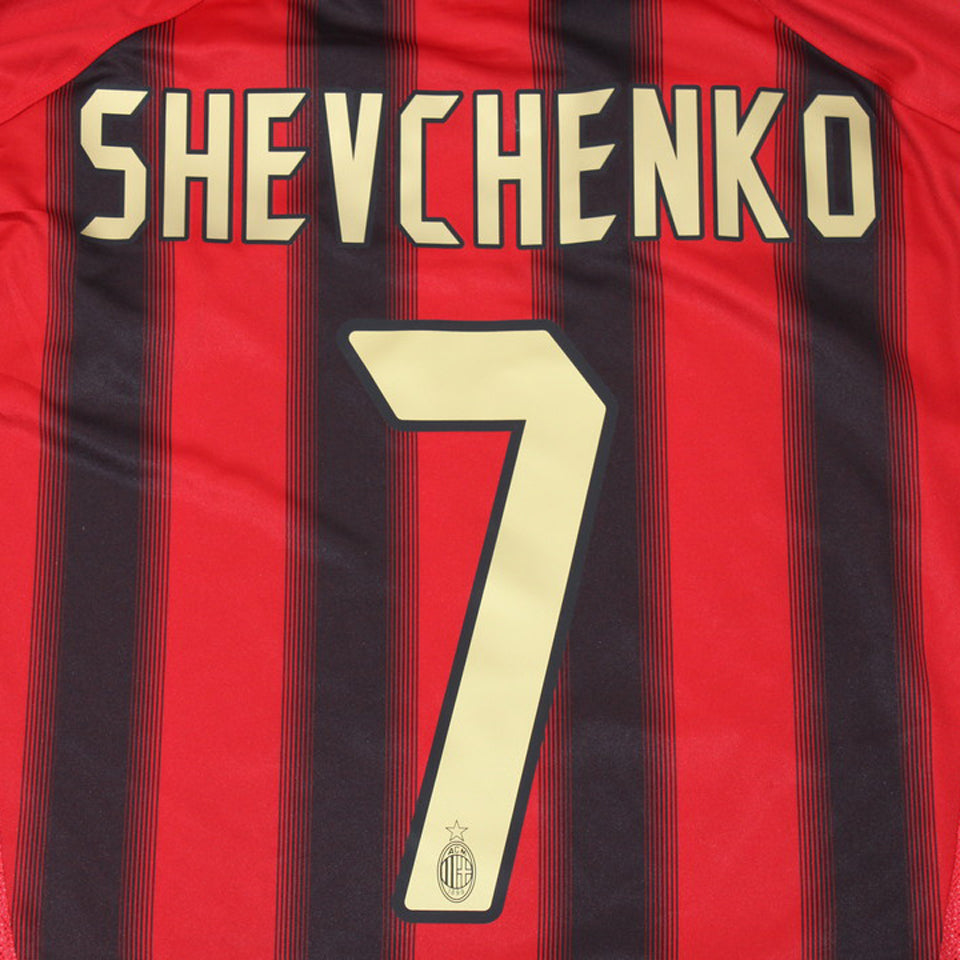 Jersey 2004/05 AC Milan Local Manga larga Versión Fan Retro