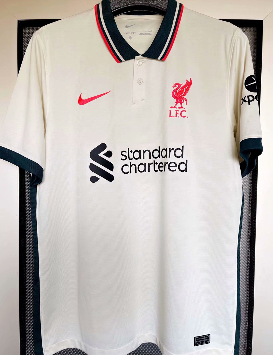 jersey 2021/22 liverpool visitante manga corta versión fan
