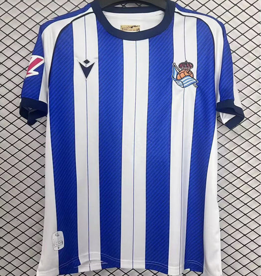 Jersey 2025/26 Real Sociedad Local Manga corta Versión Fan