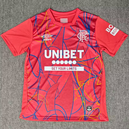 Jersey 2026/27 Glasgow Rangers Especial Manga corta Versión Fan