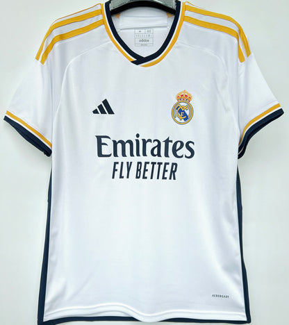 Jersey 2023/24 Real Madrid Local Manga corta Versión Fan