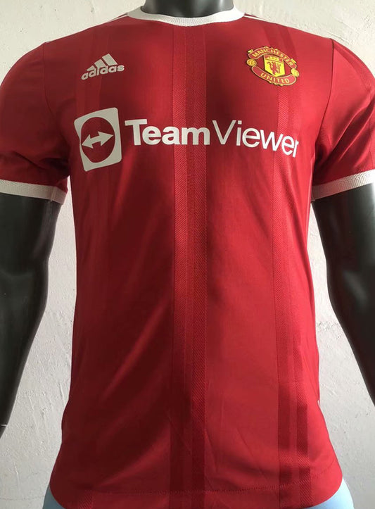 Jersey 2021/22 Manchester United Local Manga corta Versión Jugador Retro
