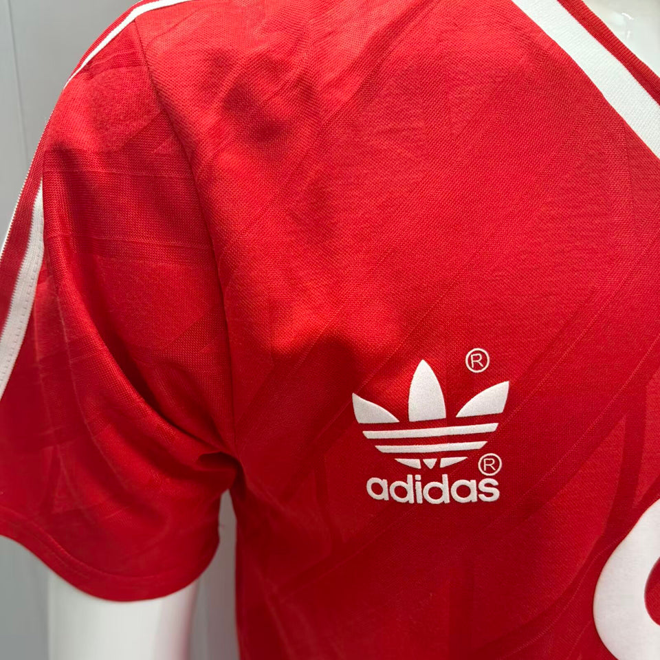 jersey 1986 bayern munich local manga corta versión fan retro