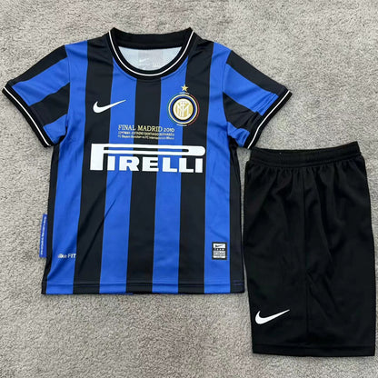 Jersey 2010 Inter Milan Local Manga corta Niño Retro