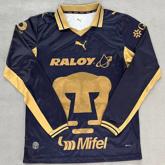 Jersey 2026/27 Pumas UNAM Visitante Manga larga Versión Fan