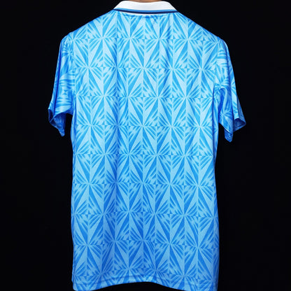 Jersey 1991 Lazio Local Manga corta Versión Fan Retro