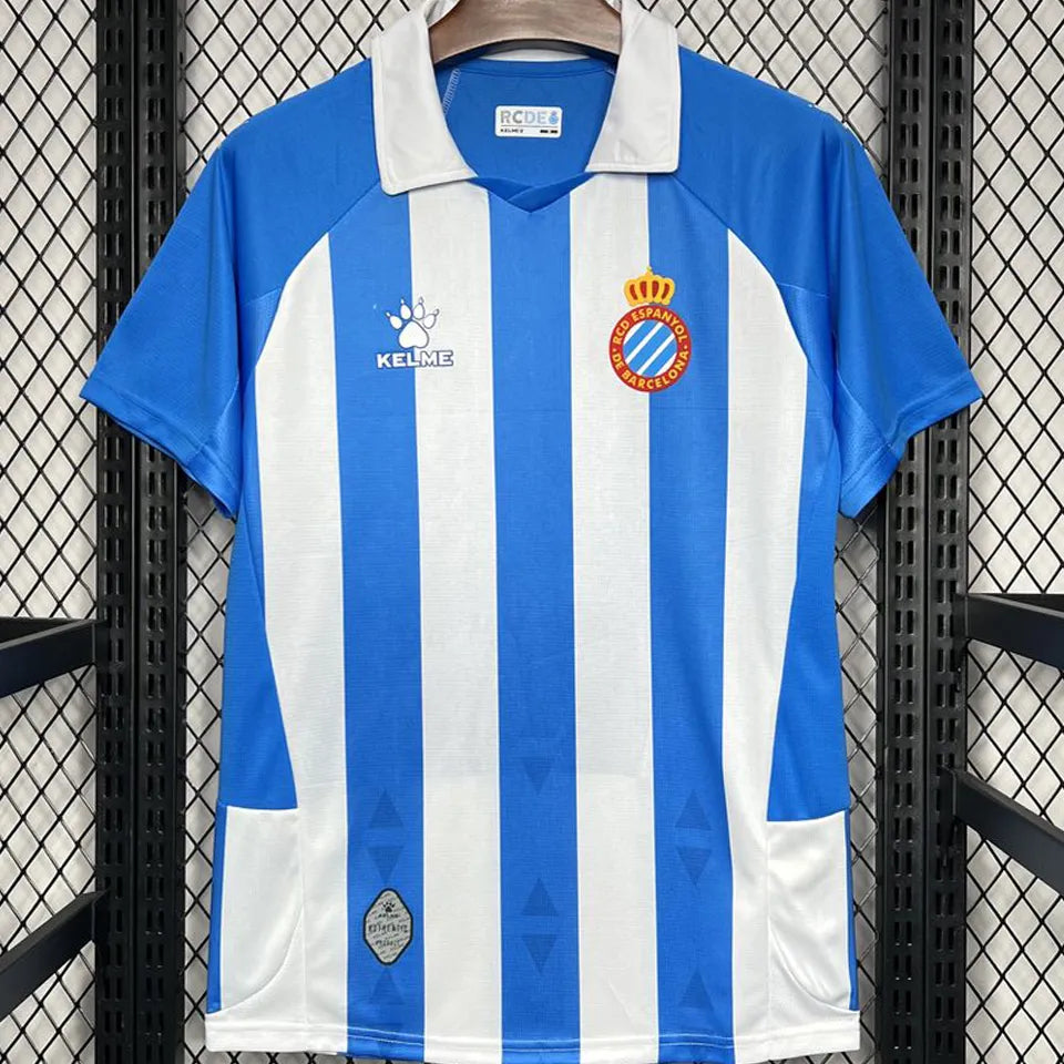 Jersey 2024/25 Espanyol Local Manga corta Versión Fan