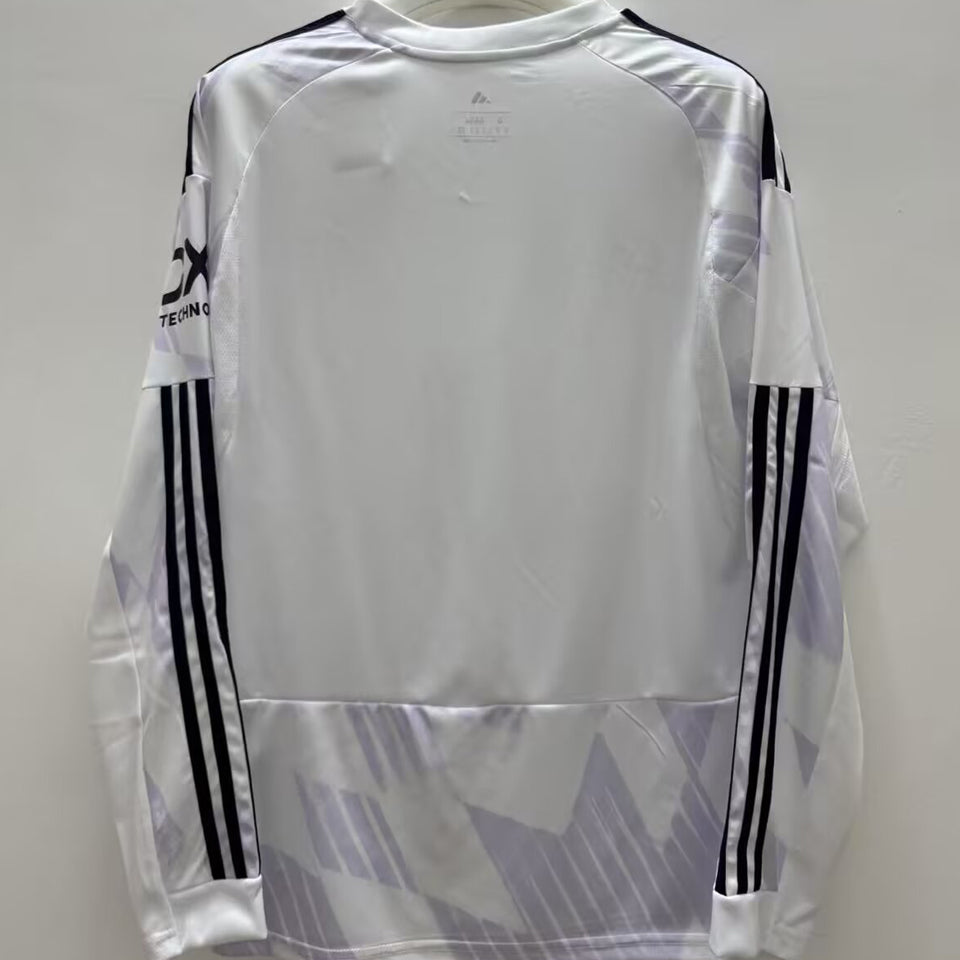 jersey 2025/26 manchester united visitante manga larga versión fan