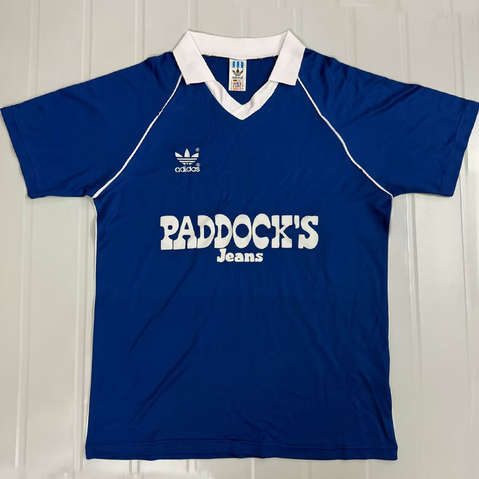 jersey 1984/1985 schalke 04 local manga corta versión fan retro