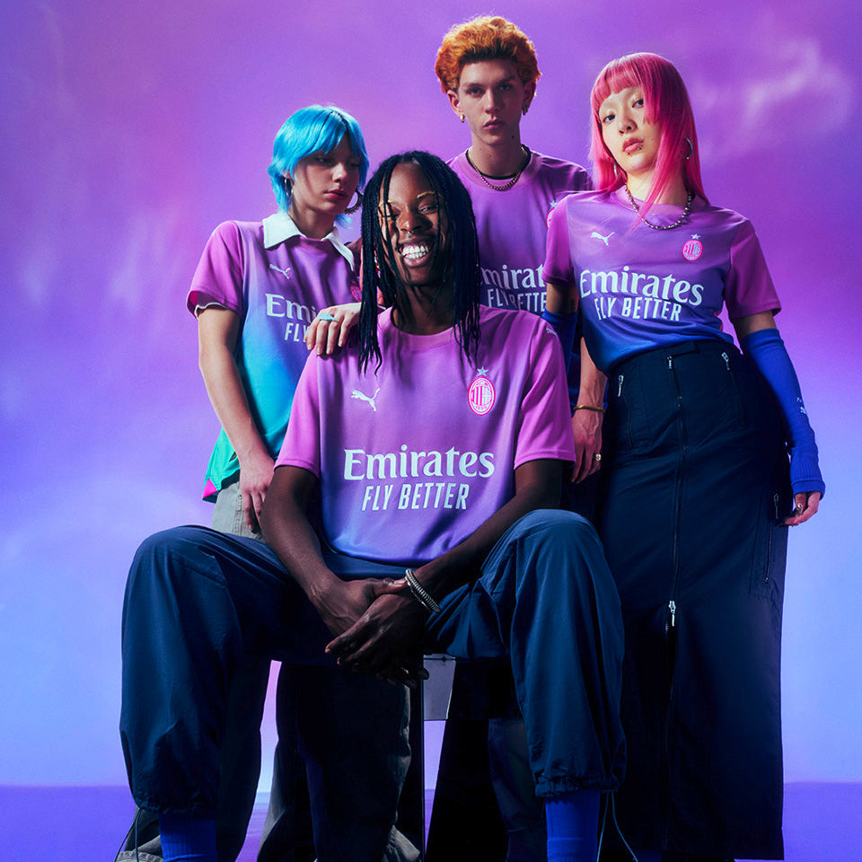 jersey 2023/24 ac milan tercero manga corta versión fan