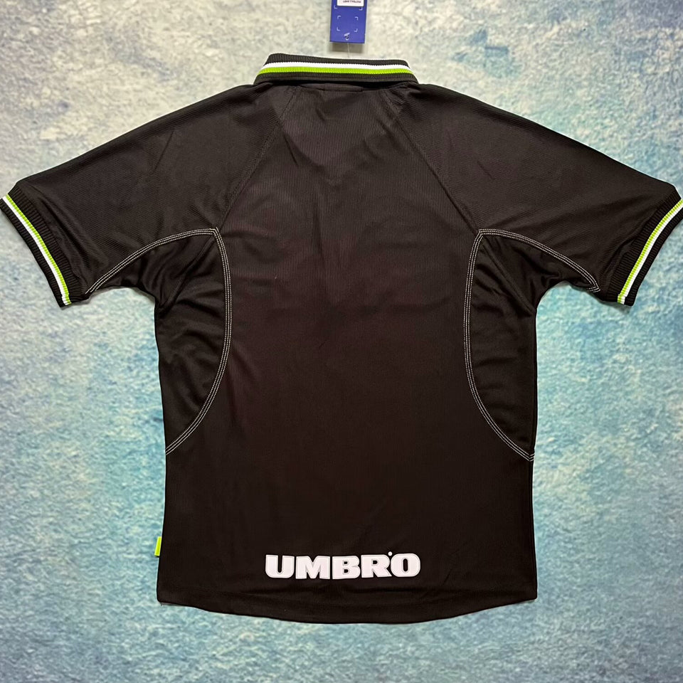 jersey 1998/99 manchester united visitante manga corta versión fan retro