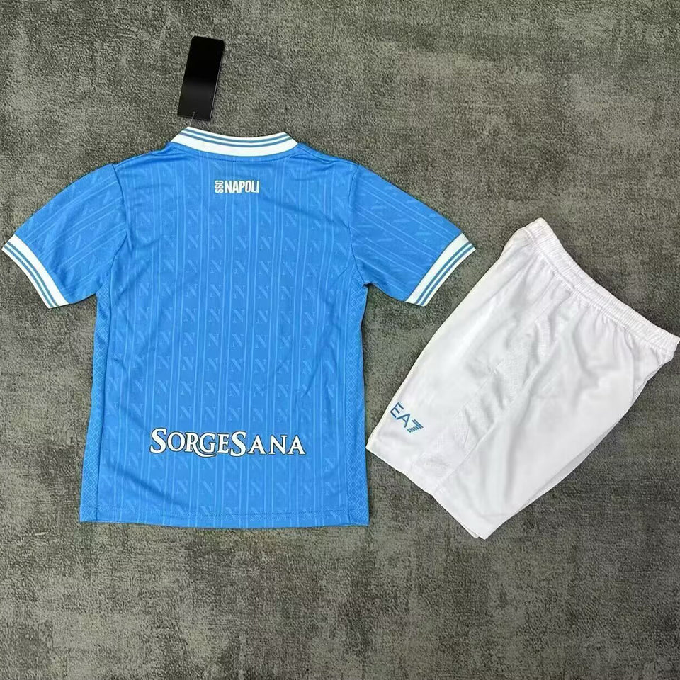 jersey 2025/26 napoli local manga corta niño