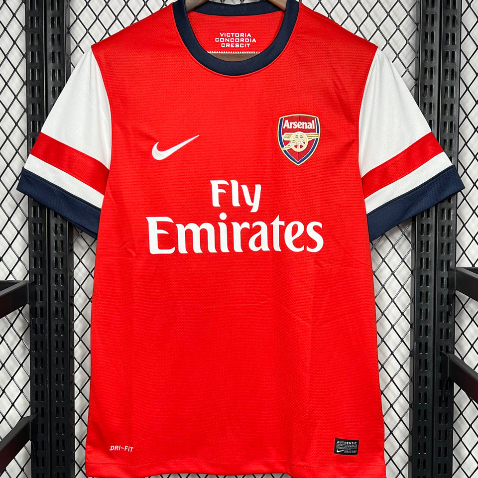 jersey 2012/13 arsenal local manga corta versión fan retro