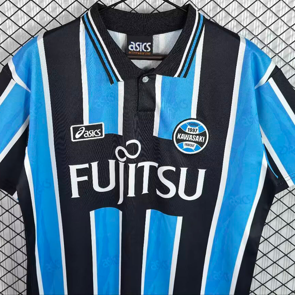 jersey 1999 kawasaki frontale local manga corta versión fan retro