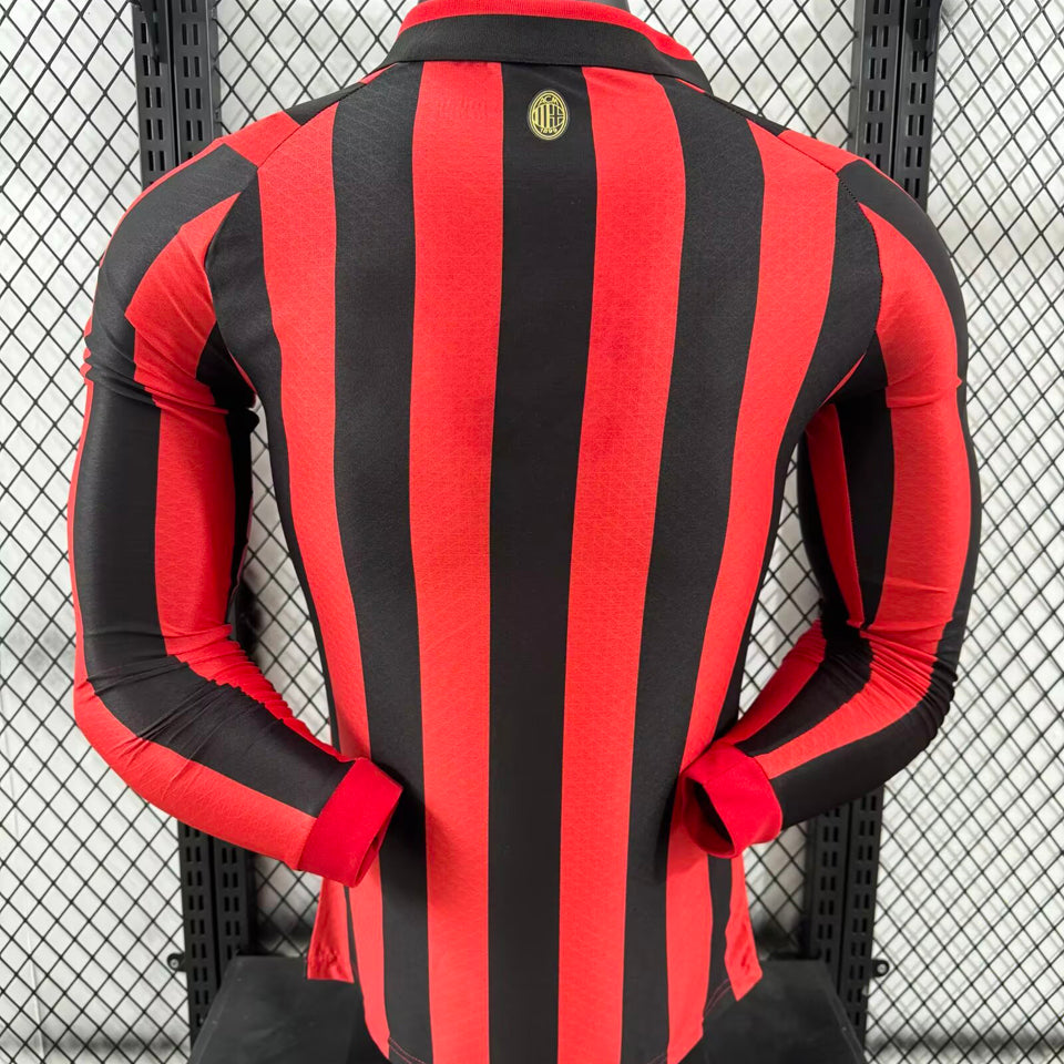 Jersey 2025 AC Milan Especial Manga larga Versión Jugador