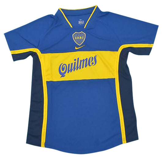 Jersey 2001 Boca Junior Local Manga corta Versión Fan Retro