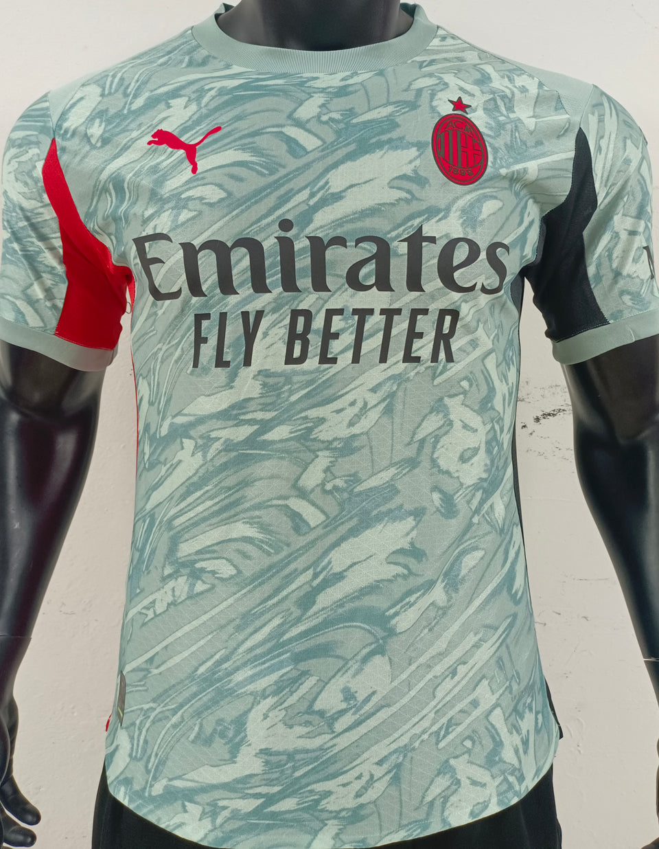 Jersey 2025/26 AC Milan Portero Manga corta Versión Jugador