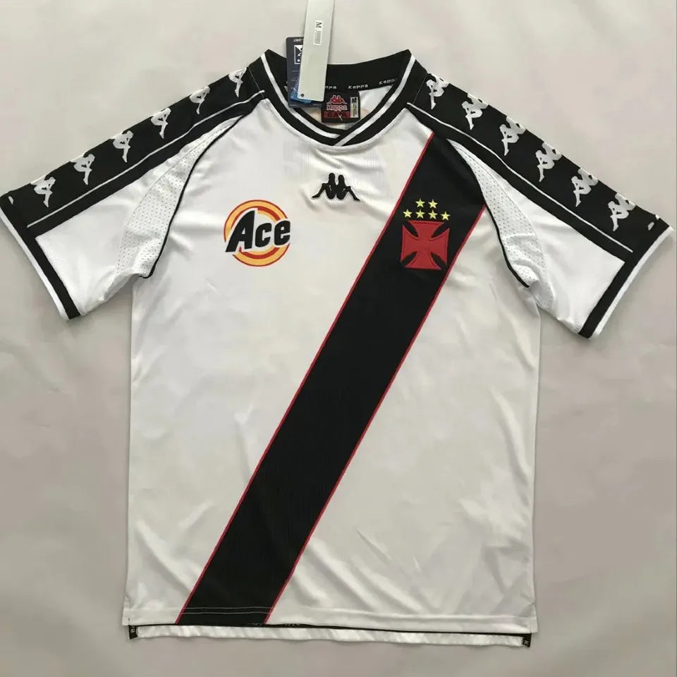 Jersey 2000 Vasco Local Manga corta Versión Fan Retro