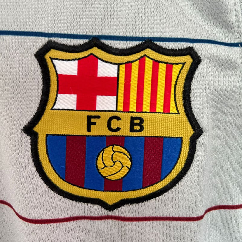 Jersey 2003/04 Barcelona Visitante Manga corta Versión Fan Retro