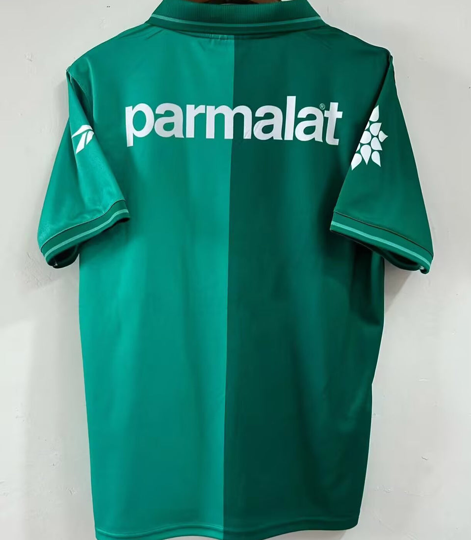 jersey 1997 palmeiras local manga corta versión fan retro