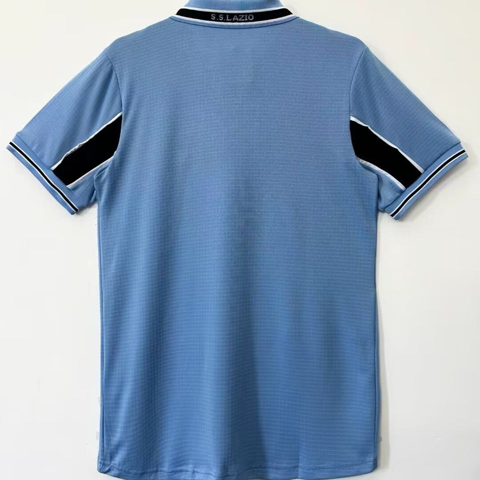 jersey 1998/99 lazio local manga corta versión fan retro