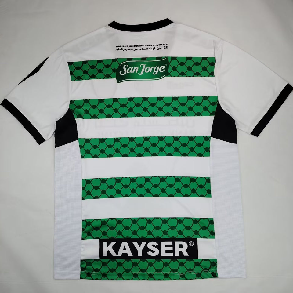jersey 2024/25 palestino especial manga corta versión fan