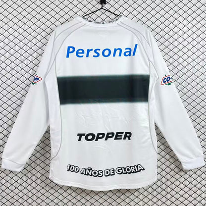 Jersey 2002 Club Olimpia Local Manga larga Versión Fan Retro