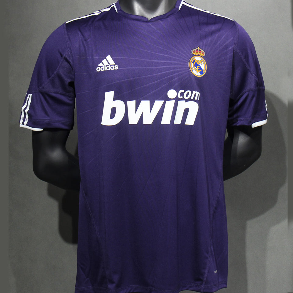 jersey 2010/11 real madrid tercero manga corta versión jugador retro