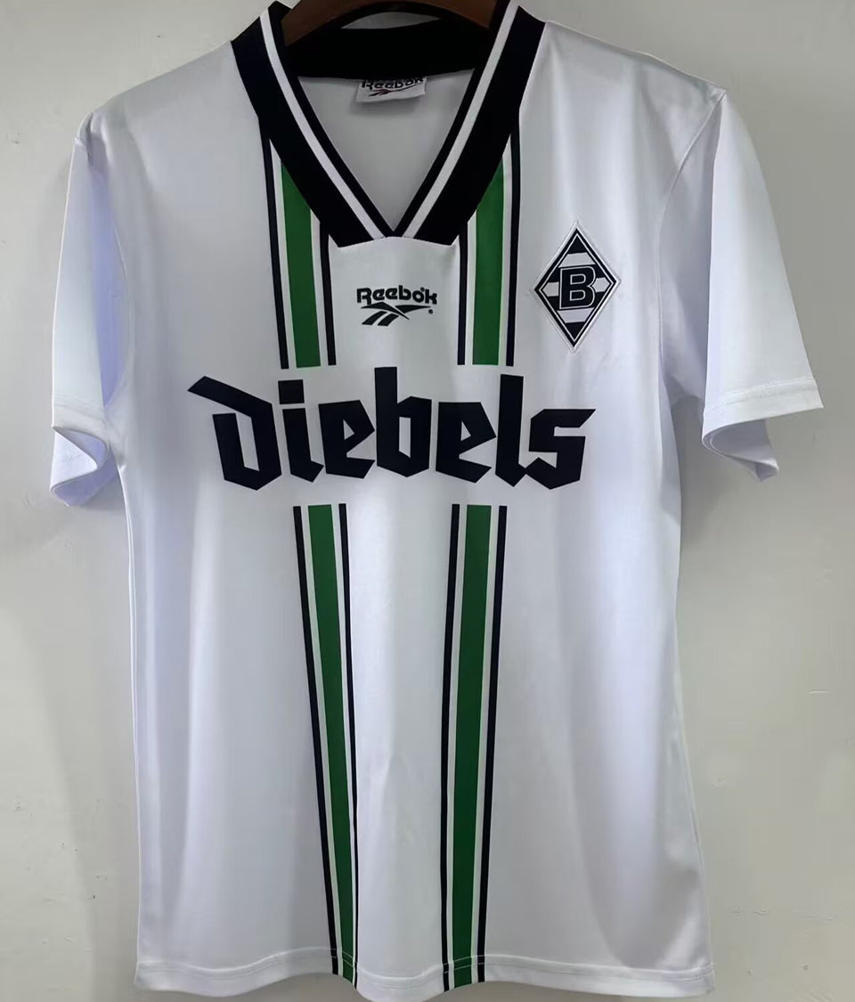 jersey 1996 mönchengladbach local manga corta versión fan retro