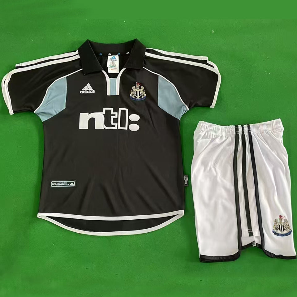 jersey 2000/2002 newcastle visitante manga corta niño retro