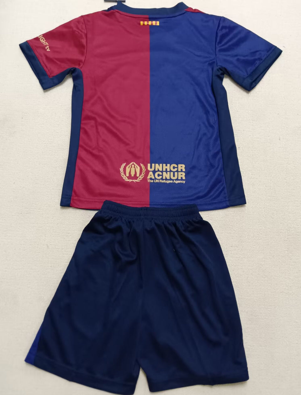 Jersey 2024/25 Barcelona Local Manga corta Niño
