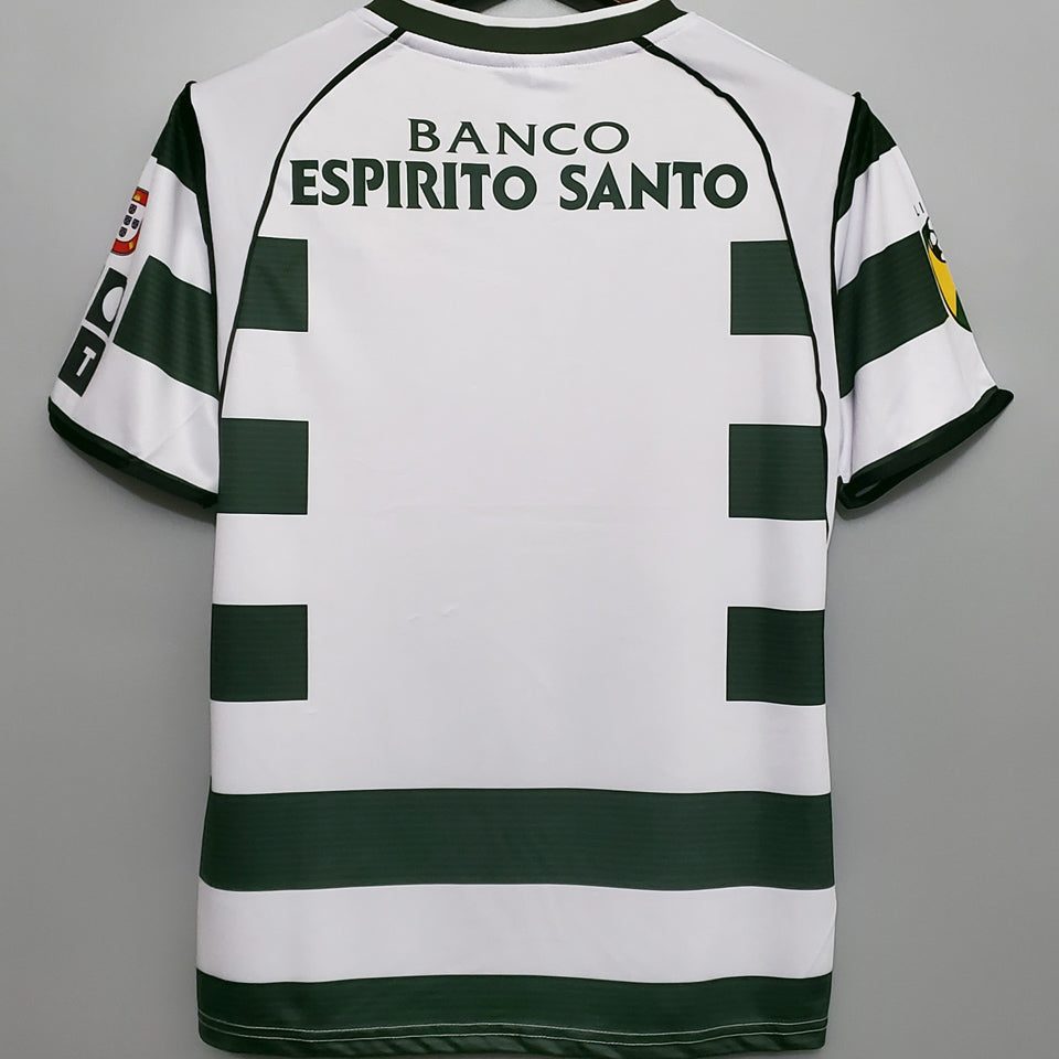 jersey 2001/03 lisbon local manga corta versión fan retro