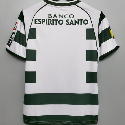 Jersey 2001/03 Lisbon Local Manga corta Versión Fan Retro