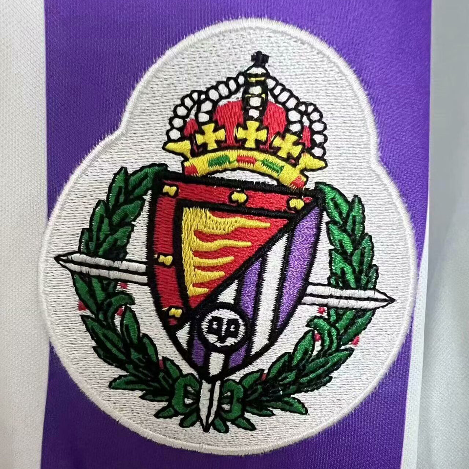 Jersey 1995/96 Real Valladolid Local Manga corta Versión Fan Retro