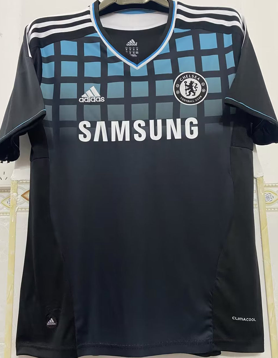 jersey 2011/12 chelsea visitante manga corta versión fan retro