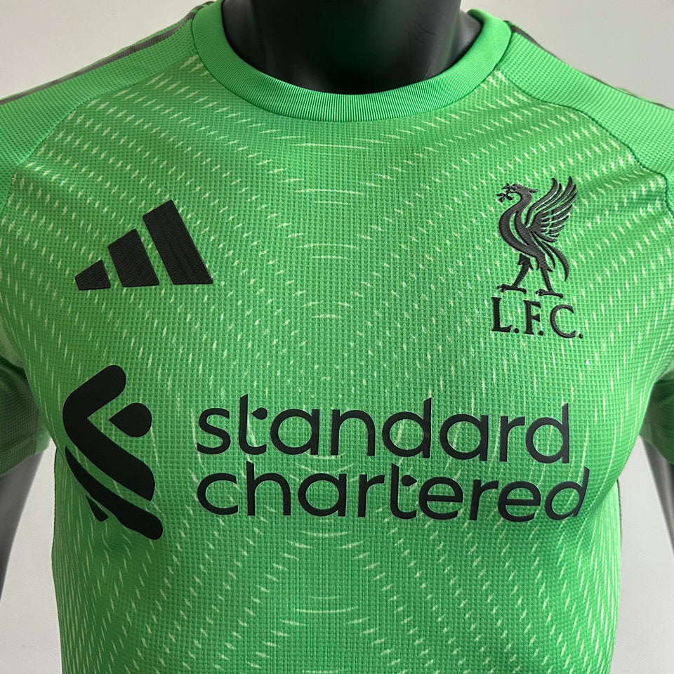 Jersey 2025/26 Liverpool Portero Manga corta Versión Jugador