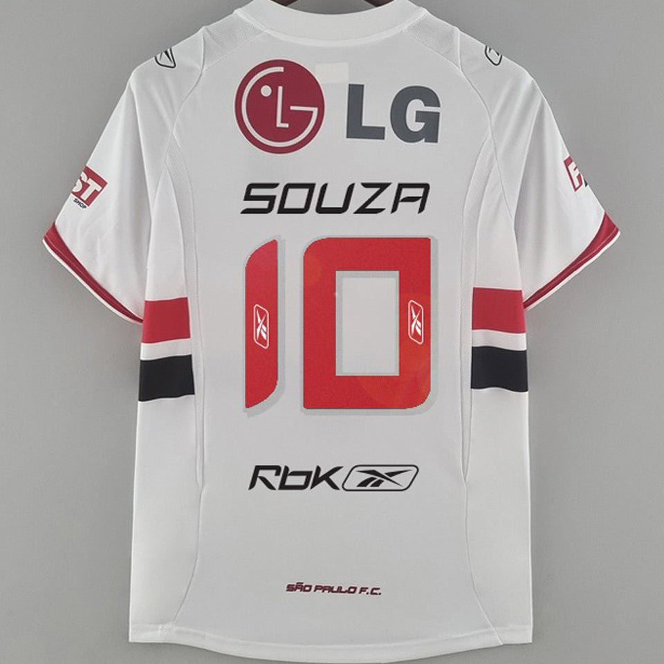 jersey 2007/08 sao paulo local manga corta versión fan retro